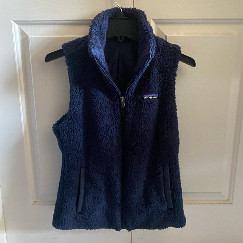 navy patagonia vest size small
